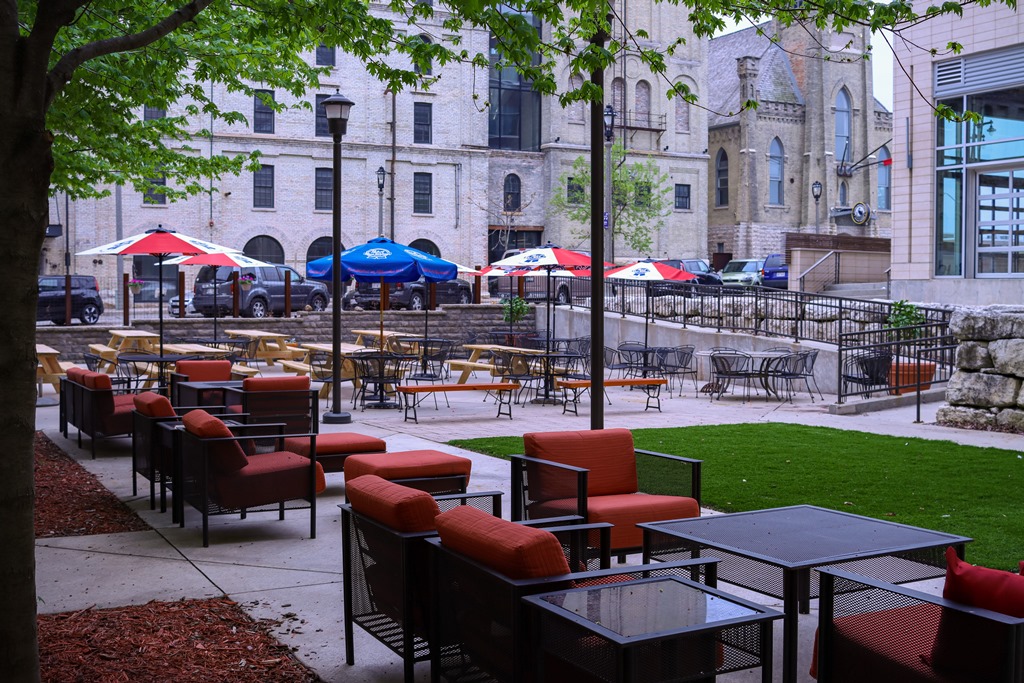 Pabst Brewery Beer Garden